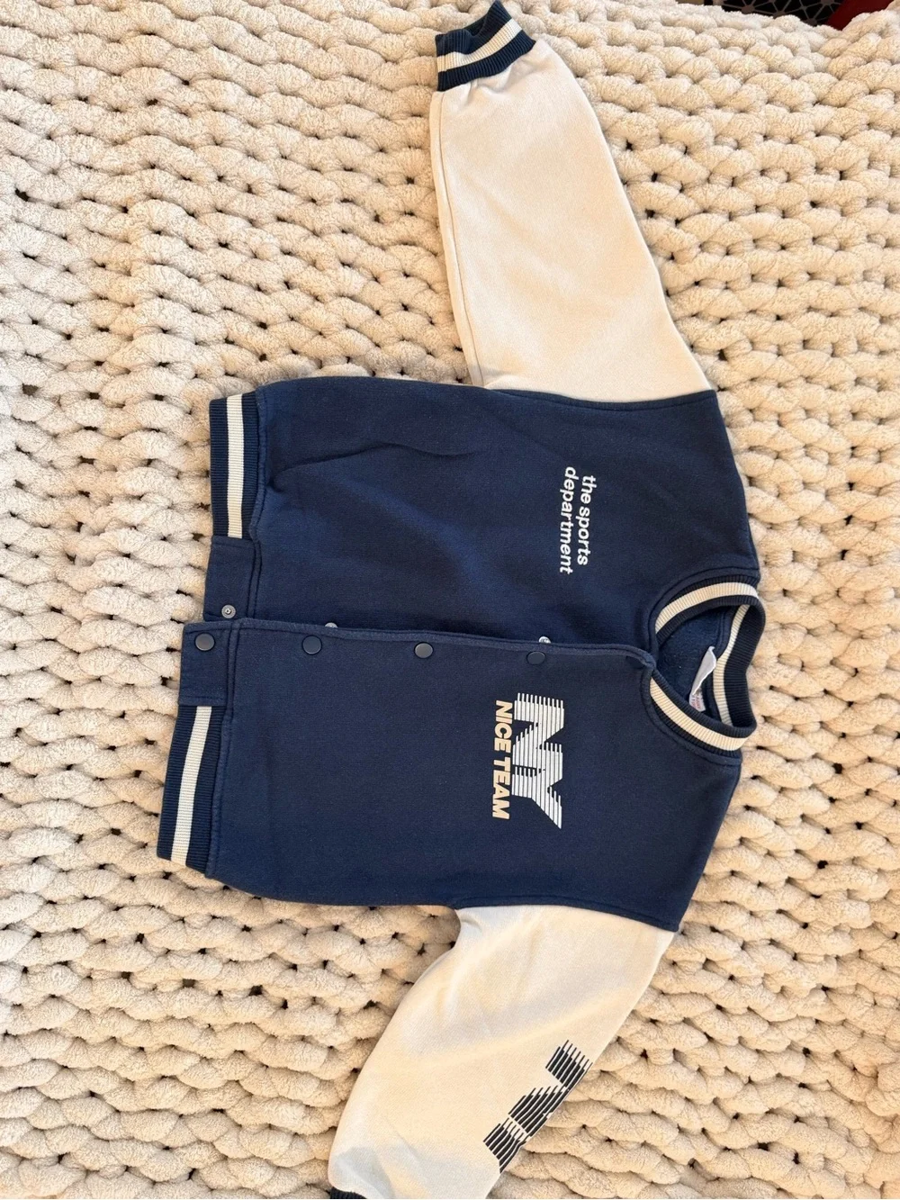 ZARA Kids Varsity Bomber Jacket | Size 6Y / 116 cm | Excellent Condition - Picture 4 of 13